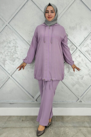 KADIN DESEN KOMBİNLİ TESETTÜR TAKIM