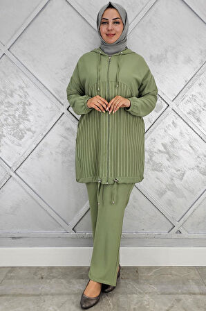 KADIN DESEN KOMBİNLİ TESETTÜR TAKIM