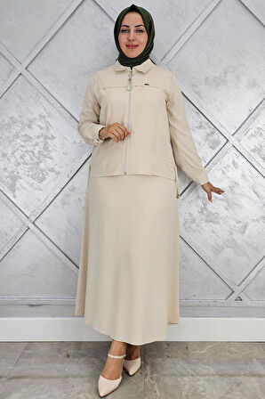 KADIN BÜZGÜ DETAYLI TESETTÜR TAKIM