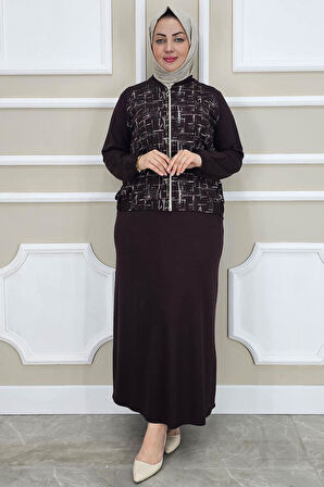 KADIN DESENLİ TESETTÜR TAKIM