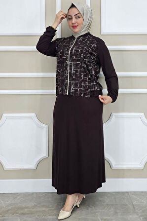 KADIN DESENLİ TESETTÜR TAKIM