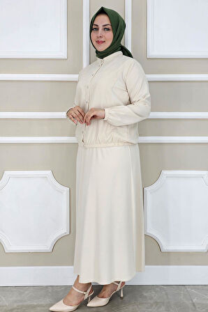 KADIN YAY DESENLİ TESETTÜR TAKIM