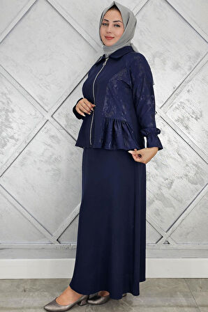 KADIN BÜZGÜ DETAYLI TESETTÜR TAKIM