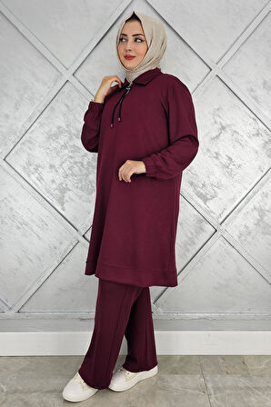 KADIN DÜĞME DETAYLI TESETTÜR TAKIM