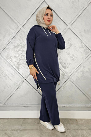 KADIN KAPÜŞONLU KOMBİNLİ TESETTÜR TAKIM