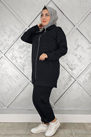 KADIN TAŞ DETAYLI TESETTÜR TAKIM