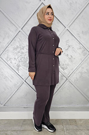 KADIN BELİ KEMER DETAYLI TESETTÜR TAKIM