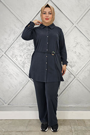 KADIN BELİ KEMER DETAYLI TESETTÜR TAKIM