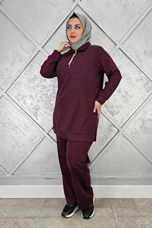 KADIN BEDEN TAŞ DRTAYLI TESETTÜR TAKIM