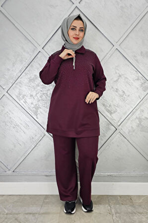 KADIN BEDEN TAŞ DRTAYLI TESETTÜR TAKIM