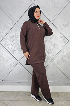 KADIN BEDEN TAŞ DRTAYLI TESETTÜR TAKIM