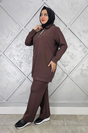 KADIN BEDEN TAŞ DRTAYLI TESETTÜR TAKIM