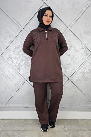 KADIN BEDEN TAŞ DRTAYLI TESETTÜR TAKIM