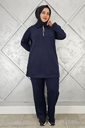 KADIN BEDEN TAŞ DRTAYLI TESETTÜR TAKIM