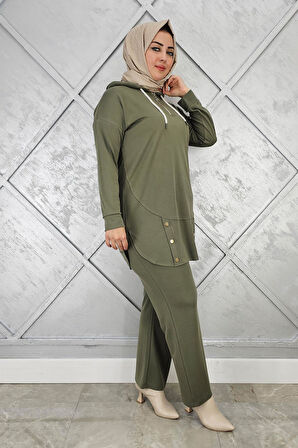 KADIN ÇIT ÇIT DETAYLI TESETTÜR TAKIM