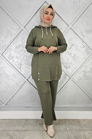 KADIN ÇIT ÇIT DETAYLI TESETTÜR TAKIM