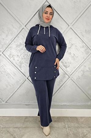 KADIN ÇIT ÇIT DETAYLI TESETTÜR TAKIM