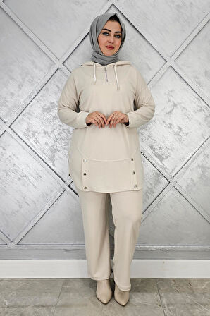 KADIN ÇIT ÇIT DETAYLI TESETTÜR TAKIM