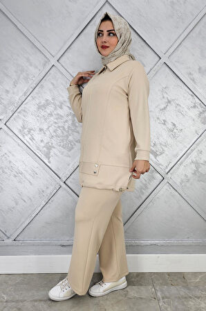 KADIN FERMUARLI ÇIT ÇITLI TESETTÜR TAKIM