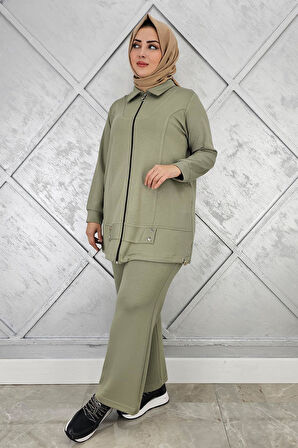 KADIN FERMUARLI ÇIT ÇITLI TESETTÜR TAKIM