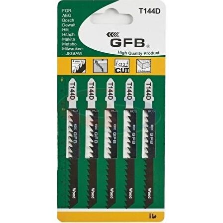 Gfb T144D Dekupaj Ağzı Ahşap Hcs 5 Li Paket