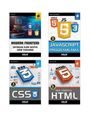 Modern Web Tasarım Seti (4 Kitap Takım)