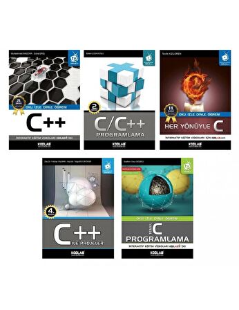 C/C++ Programlama Seti 2 (5 Kitap Takım)