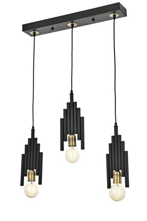 Truva Yemek Masası Siyah Modern