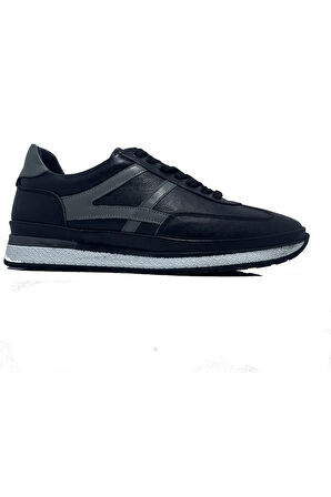 Ayaktarz MİWANO Siyah Hakiki Deri Günlük Rahat Erkek Ayakkabı