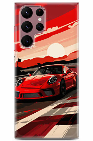 Samsung Galaxy S22 Ultra uyumlu Otomoto 19 Darbe Emici Pist Porsche