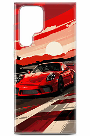 Samsung Galaxy S22 Ultra uyumlu Otomoto 19 Darbe Emici Pist Porsche