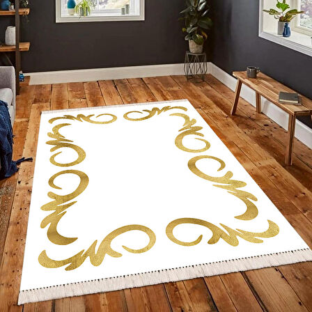 ALDORA DİJİTAL BASKILI PVC TABAN KAYMAZ HALI