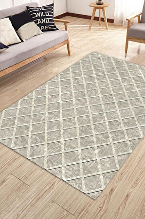 ALDORA DİJİTAL BASKILI PVC TABAN KAYMAZ HALI