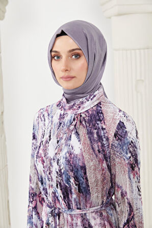 SETRMS AÇIK LİLA Str Desen Modal İpek Şal 242904218