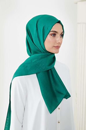 SETRMS YEŞİL S Desen Modal İpek Şal 242906218