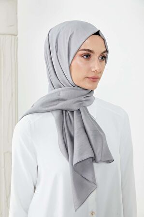 SETRMS GRİ Modal İpek Düz Şal 242907218