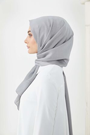 SETRMS GRİ Modal İpek Düz Şal 242907218
