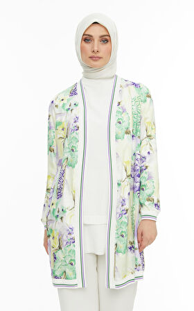 SETRMS MOR Ribana Desenli Kimono Kap 2423202