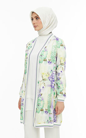 SETRMS MOR Ribana Desenli Kimono Kap 2423202