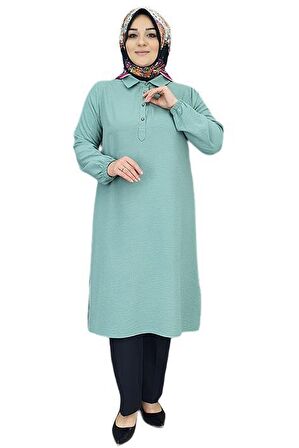 ME KADIN YARIM PATLI GÖMLEK