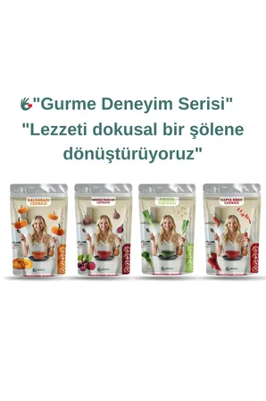 Belu Gurme Serisi Çorba Seti 4 Paket x 60 Gram Pestisit ve Aflatoksin Analizli