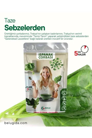 Belu Hafifleten Seri Çorba Seti3 Paket x 60 Gram Pestisit ve Aflatoksin Analizli