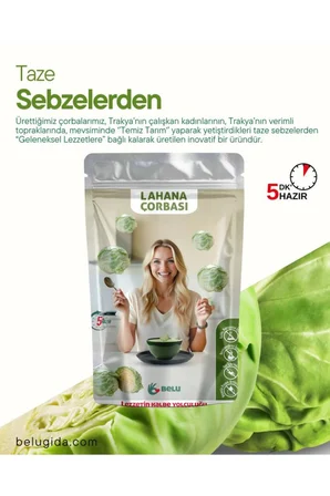 Belu Hafifleten Seri Çorba Seti3 Paket x 60 Gram Pestisit ve Aflatoksin Analizli