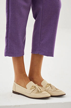 Beli Lastikli Rahat Kalıp Kumaş Pantolon