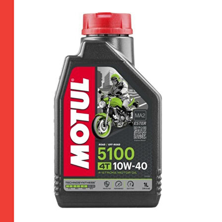 Motul 5100 10W-40 4 T Motosiklet Motor Yağı Güncel Ürün 3 Adet