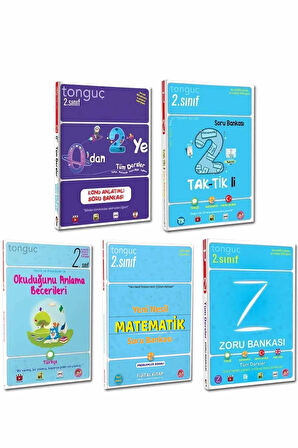 2. Sınıf Konu Anlatımlı Soru Bankası Taktikli Zoru Bankası Full Set 5 Kitap