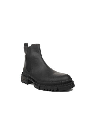 Kauçuk Taban Erkek Chelsea Bot SİYAH