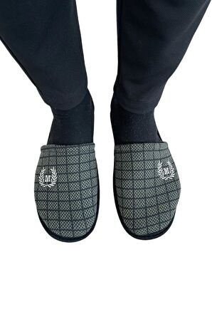 Haki Kışlık Erkek Ev Terliği