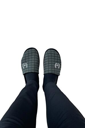 Haki Kışlık Erkek Ev Terliği