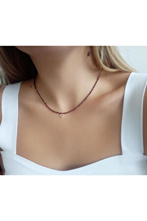 Lal Taşı (GARNET)kolye